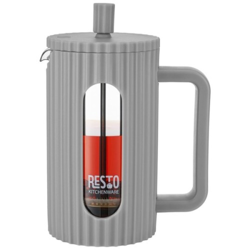 Френч-прес Resto Keid бамбук 600 мл сірий (90532)
