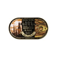 Рибні консерви Ризьке золото Шпроти в оливковій олії 190 г з ключем (4820062447485)