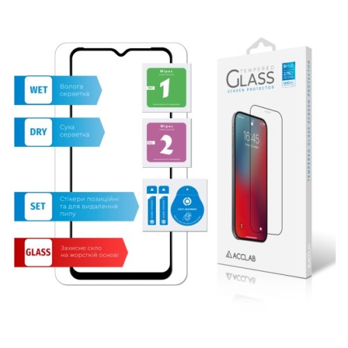 Скло захисне ACCLAB Full Glue Tecno Spark Go 2022 (1283126542305)