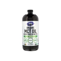 Трави Now Foods Органічна Олія МСТ, Organic MCT Oil, 946 мл (NOW-02236)
