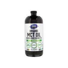 Трави Now Foods Органічна Олія МСТ, Organic MCT Oil, 946 мл (NOW-02236)