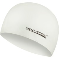 Шапка для плавання Aqua Speed Mega 100-05 білий Уні OSFM (5908217635433)