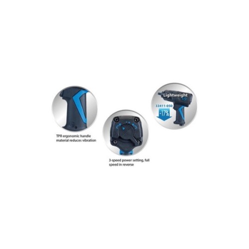 Гайковерт KING TONY пневмо 1/2" 1356 Нм (33461-100)