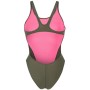 Купальник Arena Team Swimsuit Swim Tech Solid 004763-609 темно-зелений 40 (3468337774549)