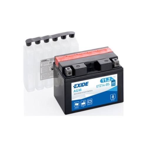 Акумулятор автомобільний EXIDE AGM 11,2Ah (+/-) (205EN) (ETZ14-BS)