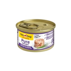 Консерви для собак GimDog Pure Delight для мініатюрних порід з куркою та тунцем 85 г (4002064513164)