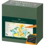 Лайнер Faber-Castell набір капілярних ручок пензликів Pitt Artist Pen Brush India ink, 48 кольорів (33030)