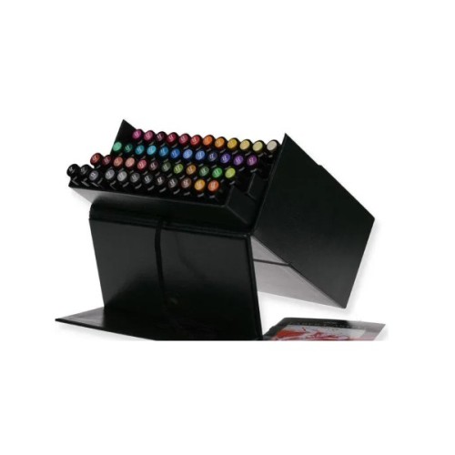 Лайнер Faber-Castell набір капілярних ручок пензликів Pitt Artist Pen Brush India ink, 48 кольорів (33030)