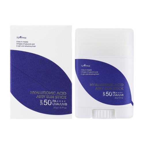 Засіб від засмаги IsNtree Hyaluronic Acid Airy Sun Stick SPF50 22 г (8809686384228)