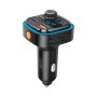 FM модулятор XO BCC08 автомобільний зарядний пристрій MP3/PD/2USB/3,1A Чорни (XO-BCC08)
