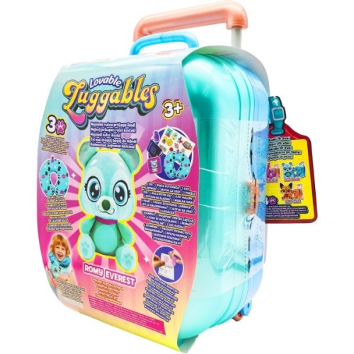 Ігровий набір Lovable Luggables М'яка іграшка Romy з подушкою і валізкою (815887029538)