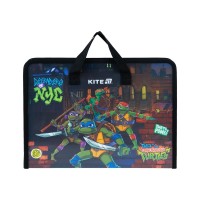Папка - портфель Kite на блискавці A4 Ninja Turtles, 1 відділення (NT25-202)