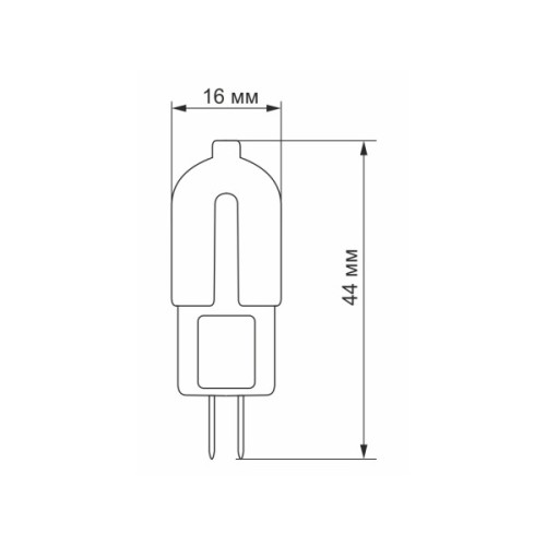 Лампочка Videx G4C 12V 2W G4 4100K (VL-G4C-02124)