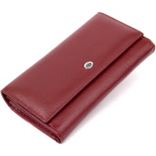 Гаманець ST Leather Темно-червоний (19392)