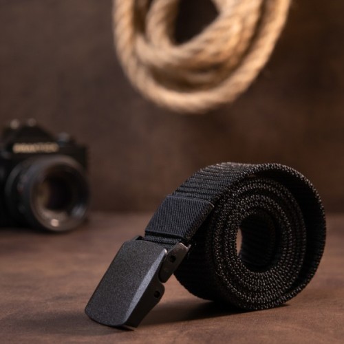 Ремінь Vintage Текстильний Чорний (20540)