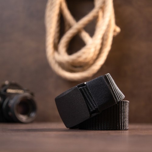 Ремінь Vintage Текстильний Чорний (20540)