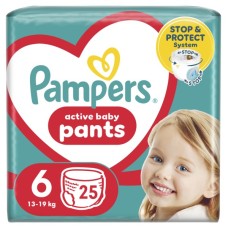 Підгузки Pampers трусики Pants Giant Розмір 6 (14-19 кг) 25 шт (8006540069745)