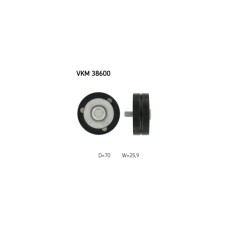 Ролик натягувача ременя SKF VKM 38600