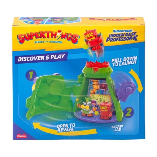 Ігровий набір SuperThings серії Kazoom Power - Прихована база Професора К (PSTSP112IN250)