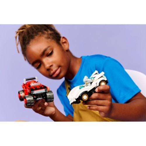 Конструктор LEGO Sonic Автомобіль Сільвера vs. монстр вантажівки Наклза (77118)