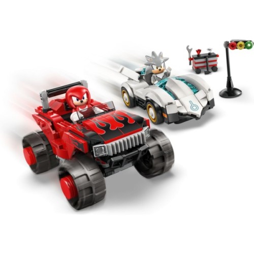 Конструктор LEGO Sonic Автомобіль Сільвера vs. монстр вантажівки Наклза (77118)