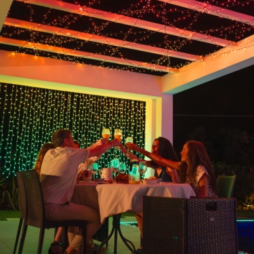 Гірлянда Twinkly Smart LED Dots 60 RGB LED Lights String Clear Wire USB-A IP20 3м (TWD060STP-T)