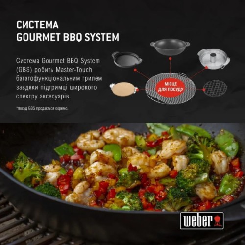Гриль-барбекю Weber Master-Touch GBS E-5750 57 см Black (14701004)