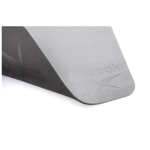 Килимок для йоги Reebok Double Sided Yoga Mat чорний, сірий RAYG-11042BKGR (885652020817)