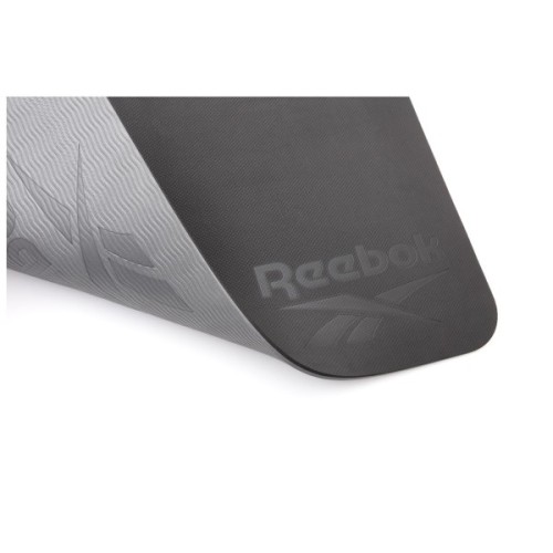 Килимок для йоги Reebok Double Sided Yoga Mat чорний, сірий RAYG-11042BKGR (885652020817)