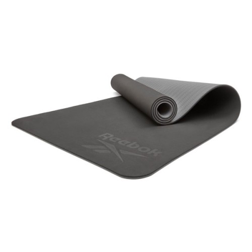 Килимок для йоги Reebok Double Sided Yoga Mat чорний, сірий RAYG-11042BKGR (885652020817)