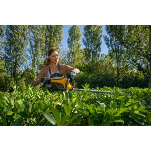 Кущоріз Stiga 48V, 58 см, діам гілок 18 мм (без АКБ та ЗП)¶0.5 кВт, 50 см, діаметр гілок 16 мм, вага 3.1 кг¶0. (HT500e)