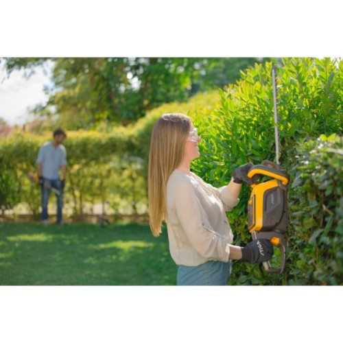 Кущоріз Stiga 48V, 58 см, діам гілок 18 мм (без АКБ та ЗП)¶0.5 кВт, 50 см, діаметр гілок 16 мм, вага 3.1 кг¶0. (HT500e)