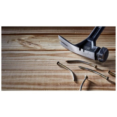 Молоток DeWALT RIP-CLAW, суцільнометалевий, 624 г, з прямим цвяхом. (DWHT51005-0)