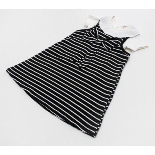 Набір дитячого одягу POP FASHION з футболкою в смужку (7492-122G-black)