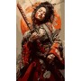 Картина по номерам Santi Дівчина самурай 30х50 см (955554)