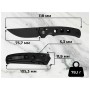Ніж Civivi Noctis, Black G10, Black Stonewash (C24020C-1)