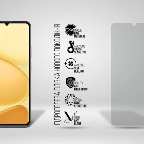 Плівка захисна Armorstandart Matte hydrogel Realme Note 80 4G (ARM92224)