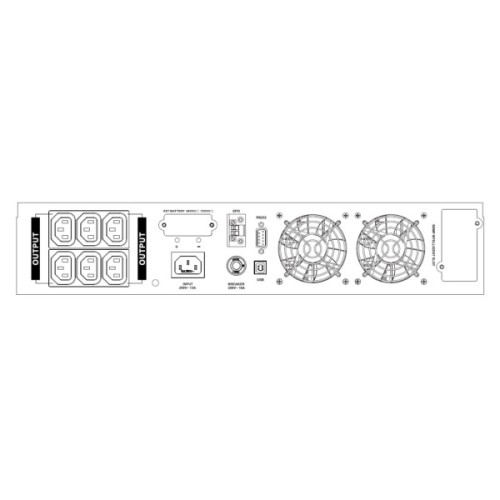 Пристрій безперебійного живлення SVC RT-2KSB On-Line RM 2000VA (RT-2KSB)