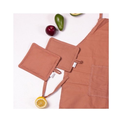 Фартух MirSon Набір 15-1511 Federica бязь дві прихватки + дві рукавички-прихватки + фартух (2200006752677)