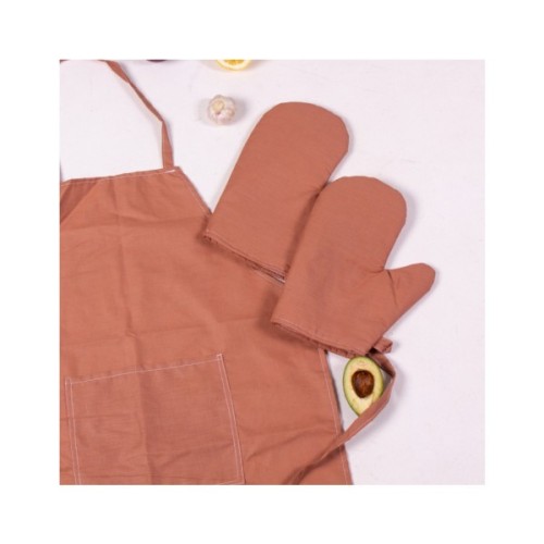 Фартух MirSon Набір 15-1511 Federica бязь дві прихватки + дві рукавички-прихватки + фартух (2200006752677)