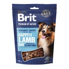 Ласощі для собак Brit Premium Semi-moist Snacks Lamb with Sea Buckthorn напіввологі з ягням і обліпихою 180 г (8595602573943)