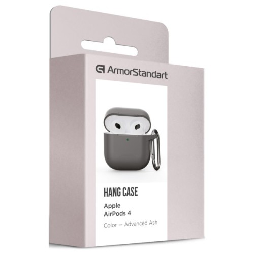 Чохол для навушників Armorstandart Hang Case для Apple AirPods 4 Advanced ash (ARM81278)