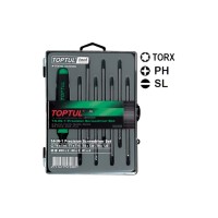 Набір викруток Toptul для точних робіт 14 в 1 (T5-T20,PH,SL) (GAAW0804)