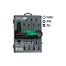 Набір викруток Toptul для точних робіт 14 в 1 (T5-T20,PH,SL) (GAAW0804)