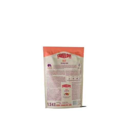 Сухий корм для собак Carnilove True Fresh Beef 1.5 кг (8595602581771)