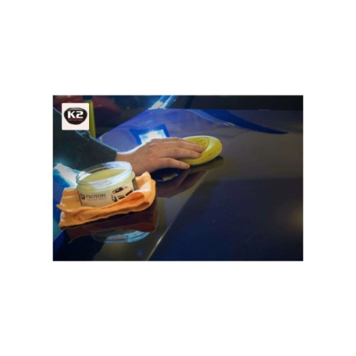 Автополіроль K2 Proton з губкою та ганчіркою 200г (G040)