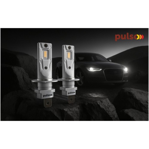 Автолампа PULSO LED-chips 7535/9-18v/2x28w/6000Lm/6500K (M6-H1)