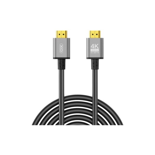 Кабель мультимедійний HDMI M to HDMI M 5.0m V2.0 black XO (GB017B-HDMI.tranish)