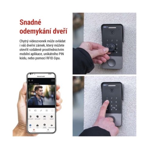 Дверний дзвінок EMOS H4034 IP-21PoE Wi-Fi (H4034)