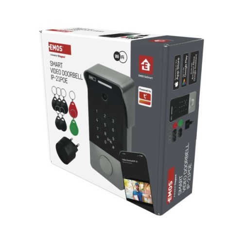 Дверний дзвінок EMOS H4034 IP-21PoE Wi-Fi (H4034)